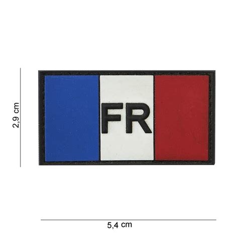 Patch 3d Pvc Drapeau Français Fr 101 Incorporated Accueil Sur