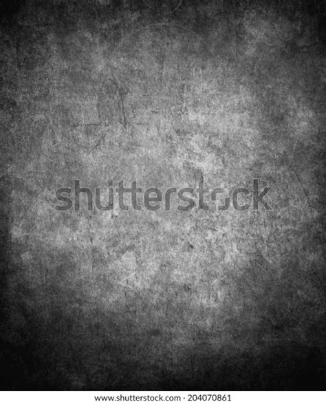 Abstract Black Background Rough Distressed Aged Stock Photo 204070861