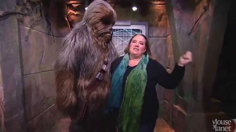 Season Of The Force Chewbacca Meet And Greet At Disneyland Youtube