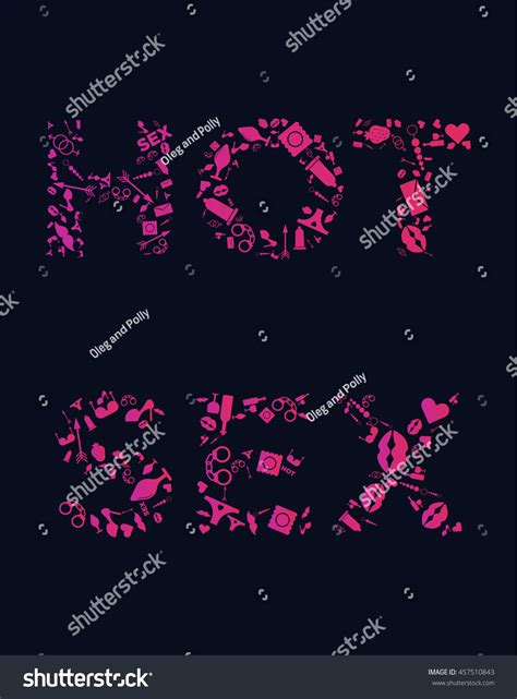 Hot Sex Banners Word Filled Sex Stock Vector Royalty Free 457510843 Shutterstock