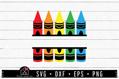FREE Crayon Monogram SVG - Craft House SVG