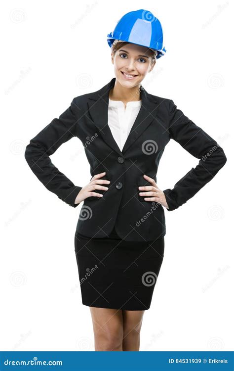 Beautiful And Young Female Engineer Stock Image Image Of Adult