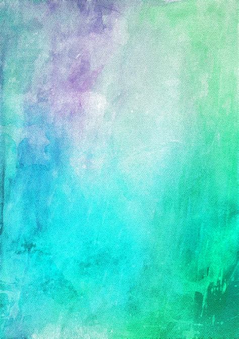 Blue And Green Watercolor Background Texture Uidownload