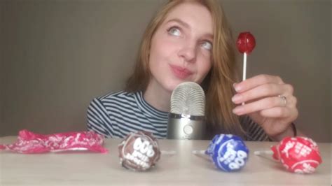 asmr tootsie roll lollipop taste test whispering sucking and mouth sounds youtube