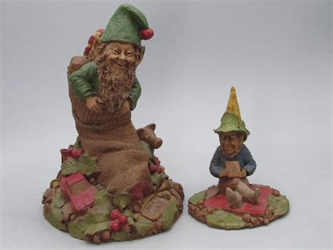 Set Of Tom Clark Yule Cairn Gnome And Jack Of Diamonds Whimsical