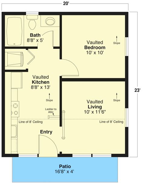 One Bedroom Adu Or Guest Cabin 720002da Architectural