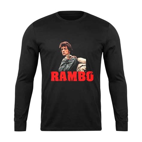 Rambo Survive Long Sleeve T Shirt Nuu Shirtz Casual Elegance Sew In