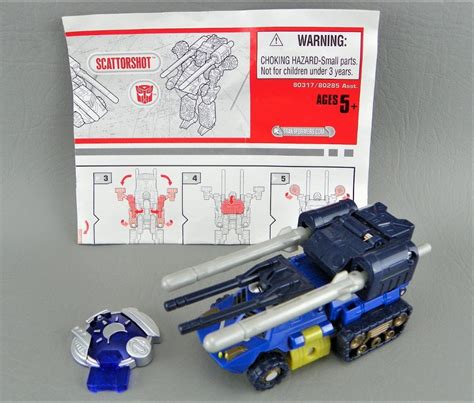 Hasbro 2005 Transformers Cybertron Scout Class Scattorshot Complete W