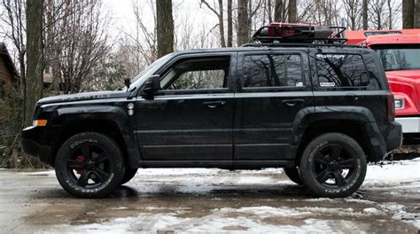 Jeep rubicon black matte images. Lifted Jeep Patriot. 235/65r17 Cooper Discoverer AT3 tires ...