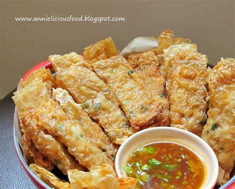Bean curd skin rolls recipe. Deep-Fried Beancurd Skin Rolls with Shrimp Filling | Asian ...