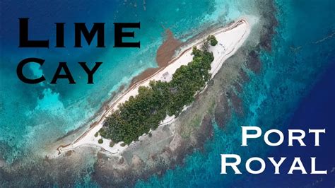 Aerial Footage Of Lime Cay True Paradise Near Port Royal Jamaica