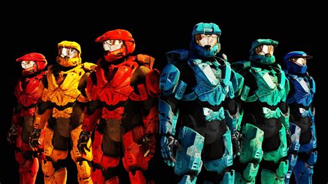 Red Vs Blue Wallpapers Wallpaper Cave