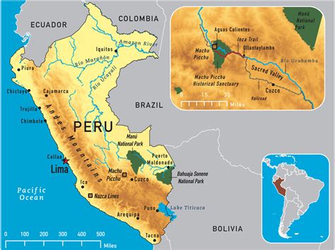 Maps Of Peru Peru Geography Project