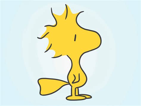 How To Draw Woodstock From Peanuts 5 Steps With Pictures