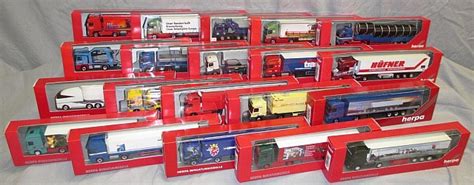 Sold Price 20pc Herpa Trucks 187 Ho Scale Nip May 3 0115 1200 Pm Edt