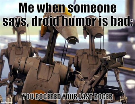 Image Tagged In Battle Droid Pointingstar Wars Imgflip