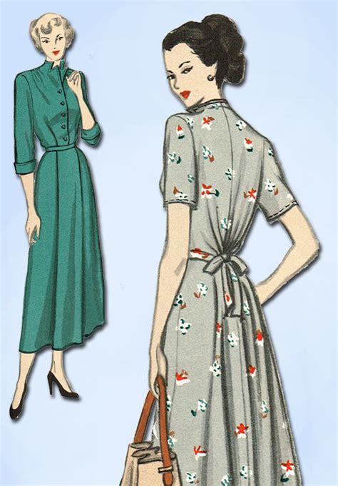 1940s Vintage Butterick Sewing Pattern 4667 Easy Misses