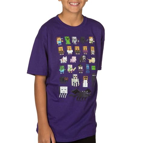 Shop for minecraft t shirt online at target. Get your pixel fix with Minecraft Sprites Youth T-shirt