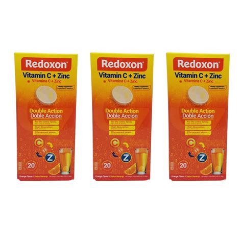 Redoxon Vitamin C With Zinc Effervescent Dietary Supplement Helps
