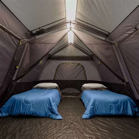 Core 10 Person Full Fly Tent 14ft X 10ft Floor Space Built In Led
