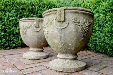 Weathered Reconstituted Stone Planters