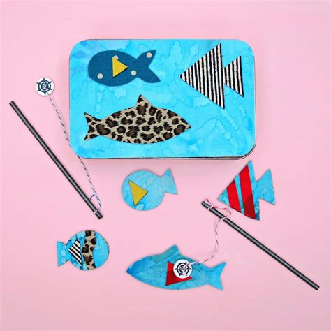 Make A Magnetic Fishing Game Using Phoomph And Fabric Scraps Morenas