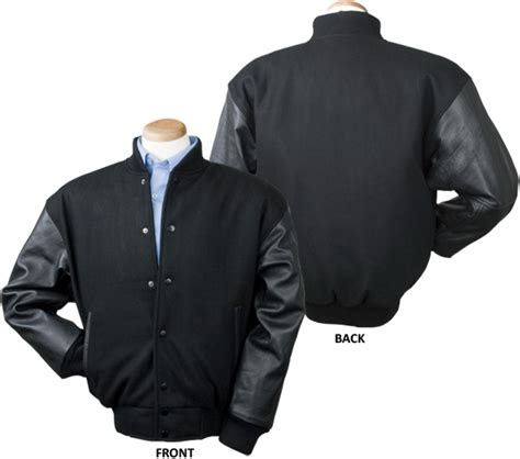 E37592 Burks Bay Wool And Leather Varsity Jacket