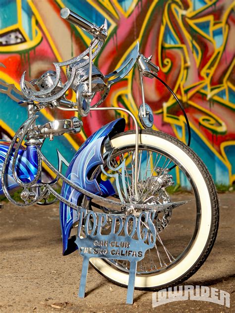 Taller people can have fun on a lowrider bicycle, but their legs may be cramped. Custom Lowrider Bicycle - Lowrider Magazine
