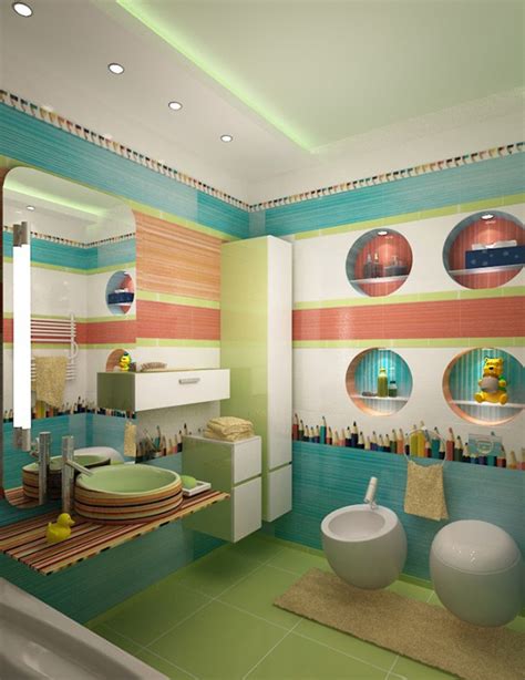 The photo you are viewing is titled kids bathroom remodel and belongs to our article about 15 be sure to read the article for more great kids bathroom remodel ideas and images to give you more. 18 Colorful and Whimsical Kid's Bathroom | Home Design Lover