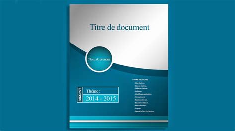 Document Word Modèle Page De Garde Word Gratuit Doc
