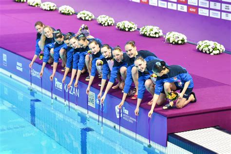 Russia Take Two More Golds To End Successful Fina Artistic Swimming