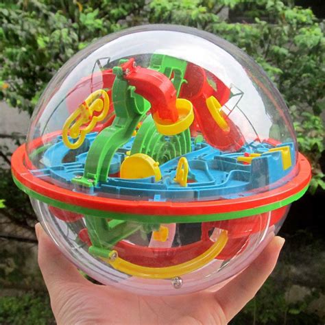 2020 Large 100 Steps 3d Magic Intellect Maze Ball Track Puzzle Toy