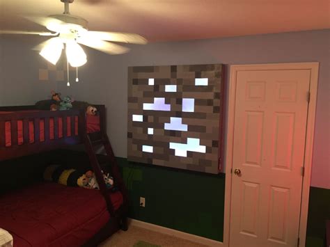 Diy Glowing Minecraft Block Minecraft Blocks Minecraft Bedroom Decor