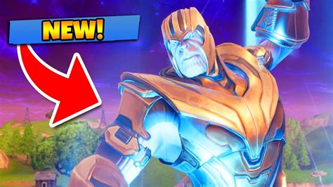 Playing As Thanos In Fortnite Battle Royale Avengers Gamemode Youtube