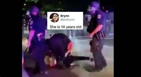 Video Reveals Four Cops Brutally Arresting A 14 Year Old Girl