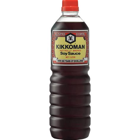 Kikkoman Standard Grade Soy Sauce 1l Condiments Walter Mart