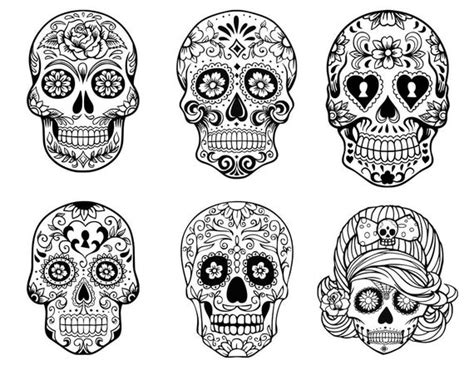 Download Sugar Skull SVG collectionCandy Skull Svg Dxf Sugar Skull