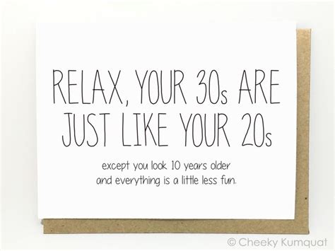 Funny Birthday Card 30th Birthday Card Birthday Card 20s Etsy 30th