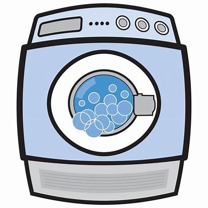 Washing Machine Cartoon Machines Clipart Wash Laundry