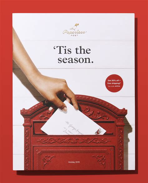 Paperless Post 2015 Holiday Catalog Fonts In Use
