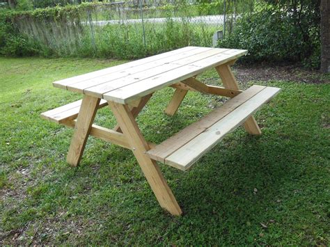 Half Picnic Table Bench ~ Woodworking Ideas