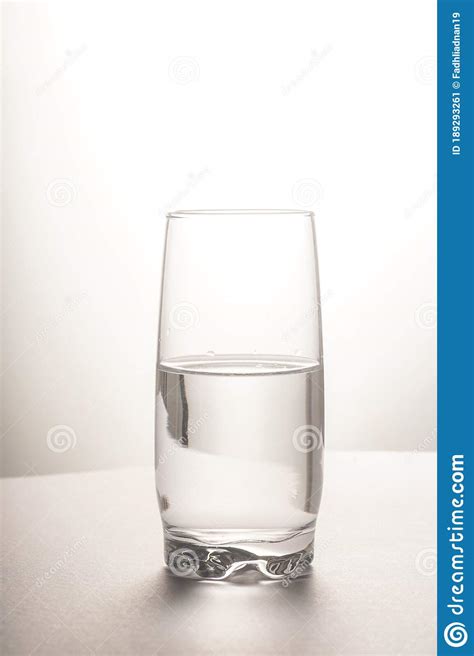 Glass Half Empty Or Glass Half Full Stock Image Image Of Fresh