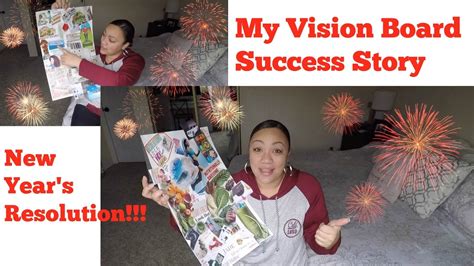 New Years Resolutions And My Own Vision Board Success Story Youtube