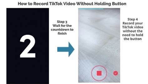 How To Record Tiktok Video Without Holding Button My Media Social