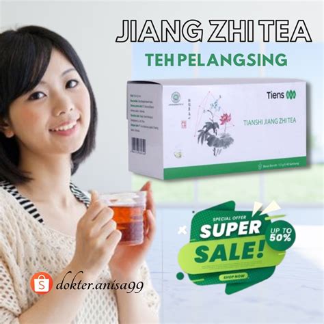jual jiang zhi tea teh pelangsing ampuh penurun berat badan alami original bpom shopee indonesia