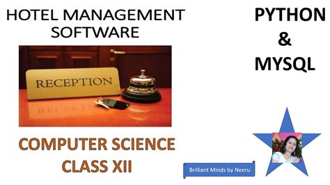 HOTEL MANAGEMENT SYSTEM Project In PYTHON MYSQL Class XII Project
