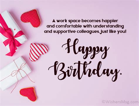 Happy Birthday Birthday Wishes Coworker