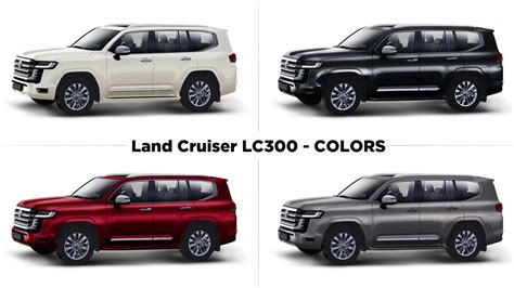 New 2022 Toyota Land Cruiser Lc300 Colors Youtube