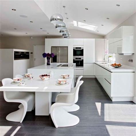 Make focal point for open kitchen design ideas. 30 Spacious And Airy Open Plan Kitchen Ideas - DigsDigs