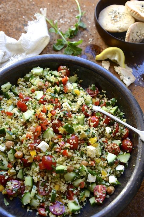 Tabbouleh Inspired Bulgur Wheat Salad Bibby S Kitchen Healthy Recipes